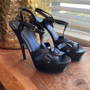 Yves Saint Laurent YSL Tribute Sandals black